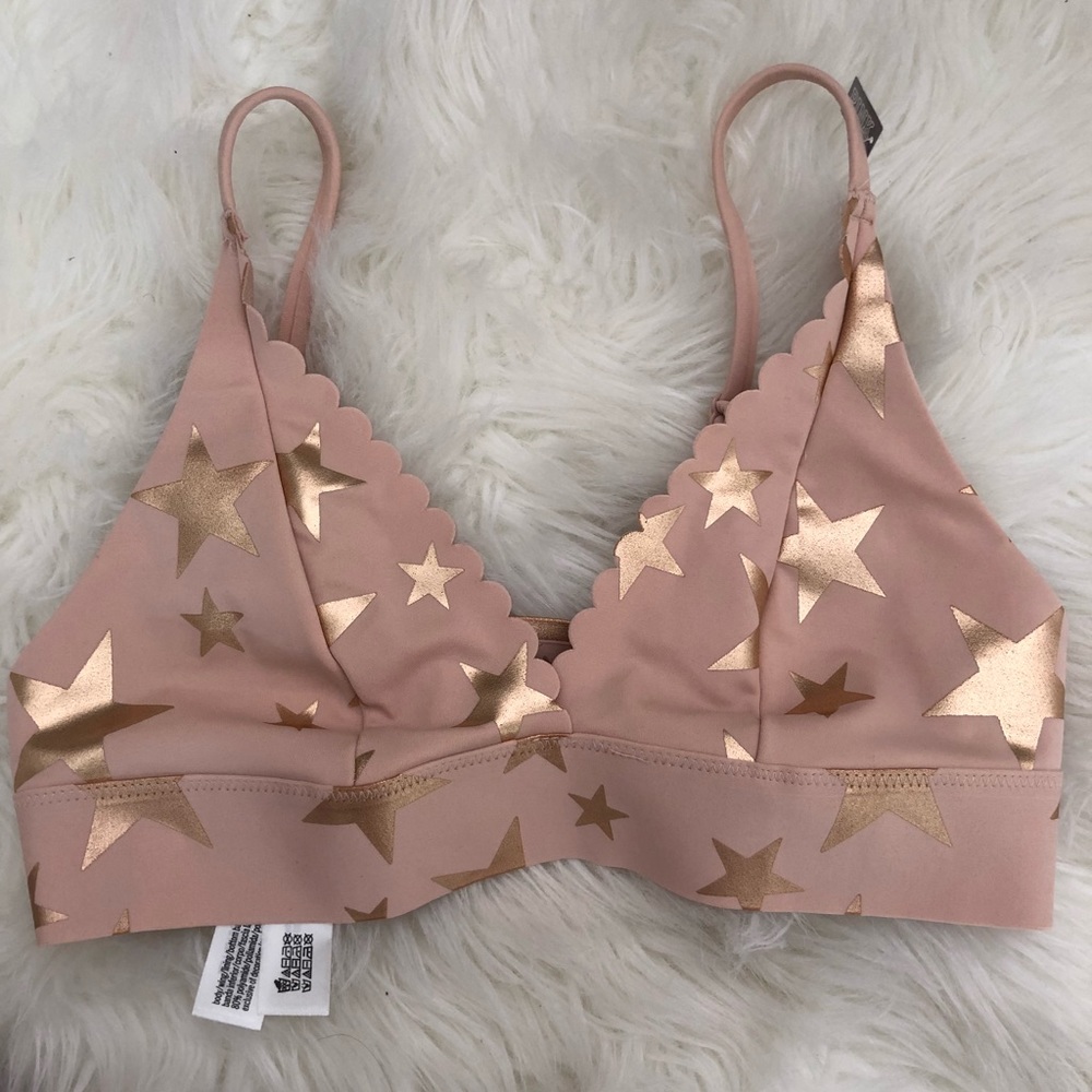 Brand New VS PINK Rose Star Bra